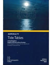 Np201a Admiralty Tide Tables United Kingdom English Channel To River Humber 2020