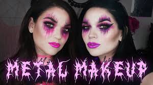 pink corpse paint metal makeup mondays