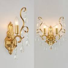 metal candle wall sconce with clear