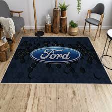 ford rug cool car logo rug gift for