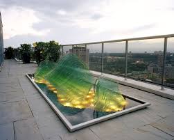 Outdoor Glass Art By Swon Design