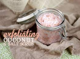 coconut oil pink salt scrub soap queen