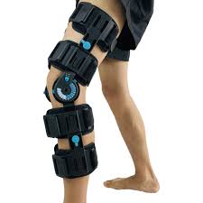 Orthomen Hinged Post Op Knee Brace Adjustable Rom Leg Stabilizer Recovery Immobilization After