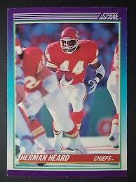 See a complete list of them and more in this article. Nfl 144 Herman Heard Kansas City Chiefs Score 1990 Ebay