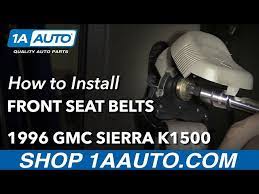 Front Seat Belts 88 98 Gmc K1500