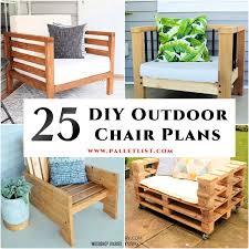 25 Diy Outdoor Chair Plans To Build