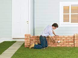 Build A Garden Wall Of Stone Or Brick