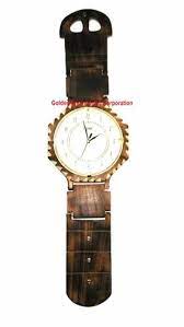 Wooden Huge Wrist Watch Shaped Wall