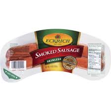 is eckrich skinless smoked sausage keto