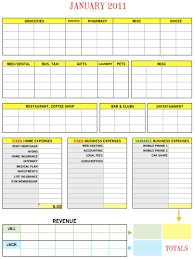 Best Photos Of Spending Tracker Template Monthly Expense