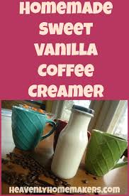sweet vanilla coffee creamer recipe