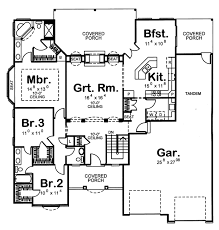 house plan 44005 traditional style
