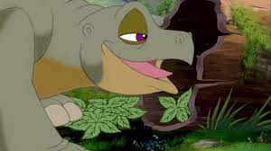 Spike get's stuck in a log | The Land Before Time | Cartoons for Children -  YouTube