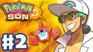 Pokemon Sun and Moon - Gameplay Walkthrough Part 2 - Iki Town Festival!  Rotom-dex! (Nintendo 3DS) - YouTube