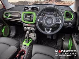 jeep renegade interior trim kit green