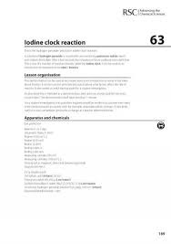 63 Iodine Clock Reaction