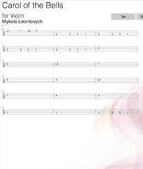 The carol of the bells was premiered in 1916 by a choral group made up of students at kiev university. Learn Carol Of The Bells Violin How To Play Tutorial With Notes Stringclub