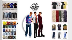 40 male clothes cc for the sims 4