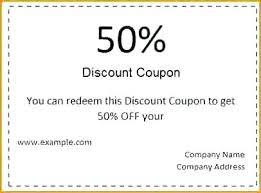 Coupon Word Template Business Coupon Template Confetti Gift Voucher