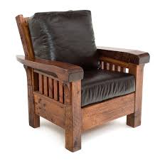 wood lounge and reclining chair