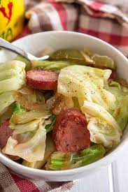 kielbasa and cabbage one pan dinner