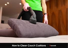 to clean couch cushions and remove stains