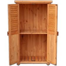 wooden tool shed outdoor garden storage