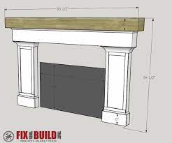 How To Build A Diy Fireplace Mantel