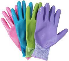 Nitrile Coated Pastel Garden Gloves