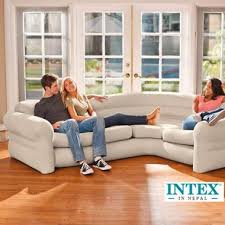 intex inflatable corner living room