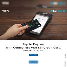 contactless visa sbi credit card