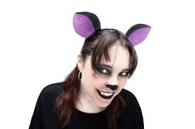 halloween makeup cat face stock photos