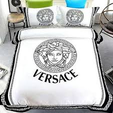 Versace White Designer Duvet Bedding