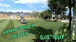 Golf Course Kentucky Bluegrass HEAVEN 5/8" height of cut - YouTube