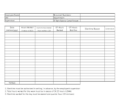 Overtime Sheet Templates Free Sample Example Format Download Excel