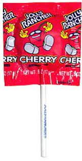 jolly rancher cherry lollipop 0 6 oz