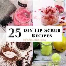 25 homemade diy lip scrub recipes easy