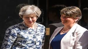 Arlene foster says she will again ask boris johnson to offer vaccines to the republic of ireland. Theresa May Signs Deal With Dup Arlene Foster War Hardened Northern Ireland Leader Is Set To Confound Critics World News Firstpost