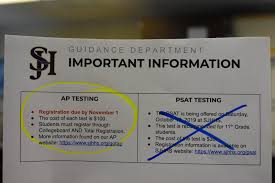 ap test registration moved earlier to