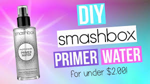 diy smashbox primer water you