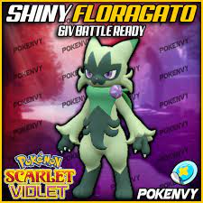 Shiny Floragato / 6IV / Battle Ready / Ability Patch / Pokemon - Etsy