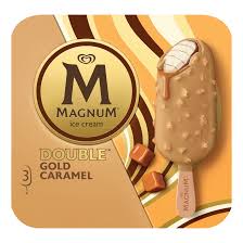 magnum ice cream bars double gold