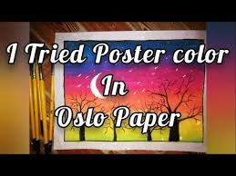Use Poster Color In Oslo Paper