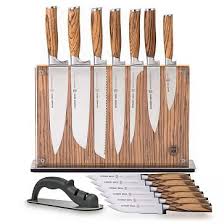 zebra wood cutlery set of 15 west elm