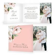 Mehr designs aus der kategorie wir haben geheiratet karte. Menukarte Im Postkartenformat Im Floralen Design In Rose Carinokarten