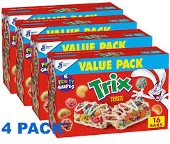 trix cereal treat bars value pack 16