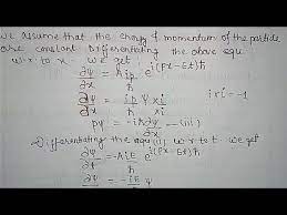 Wave Equation Quantum Physics