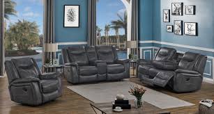conrad 3 piece living room set grey