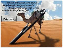 . additionally, it is stated the words eye of a needle refers to the small. Pin On Scripture The Bible