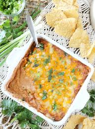refried bean dip with cream cheese
